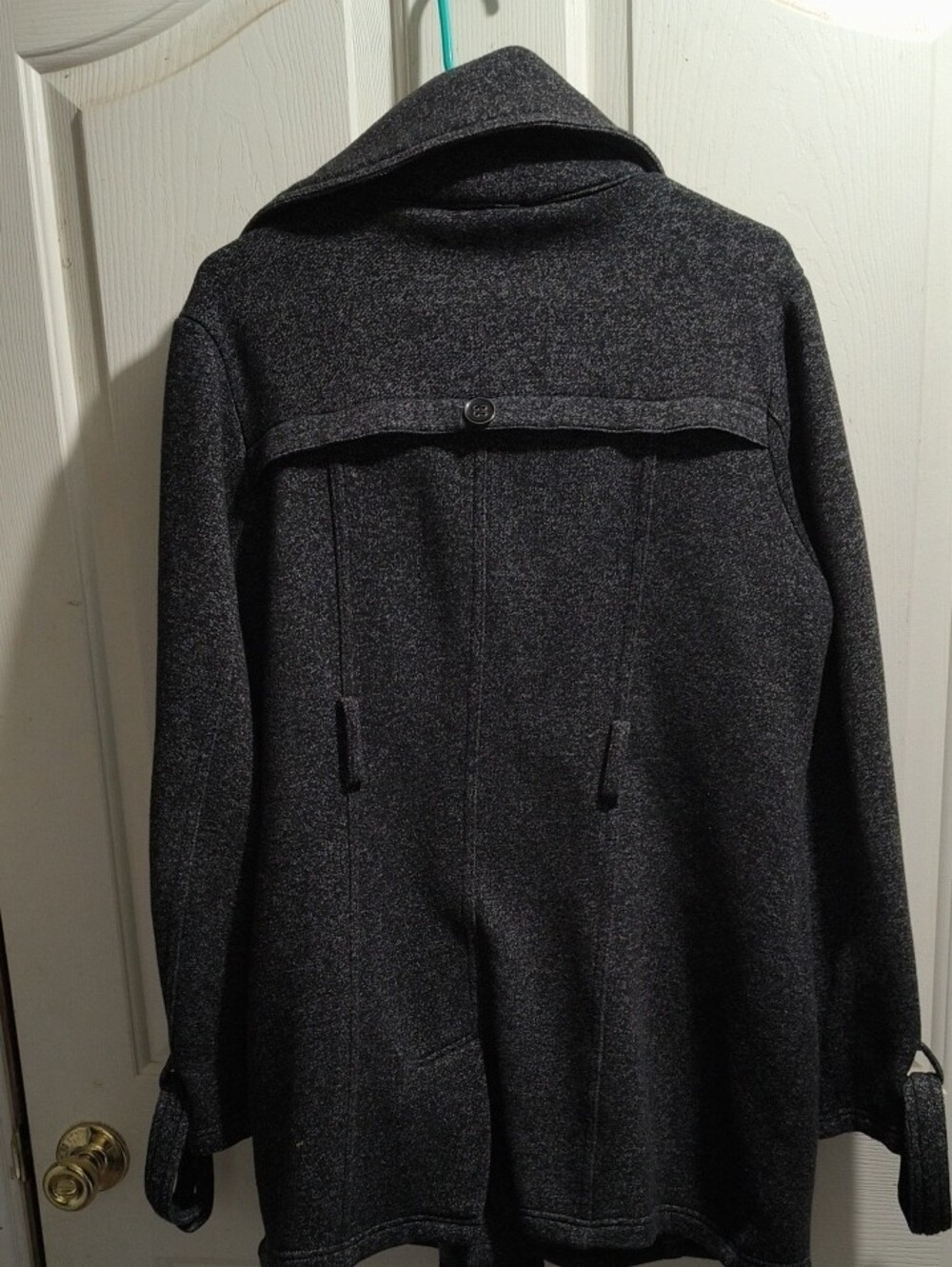 Valerie Stevens Black and Heather Gray Knit Cardigan - Picture 4 of 4